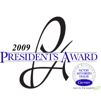 Carrier President's Award Logo 2009