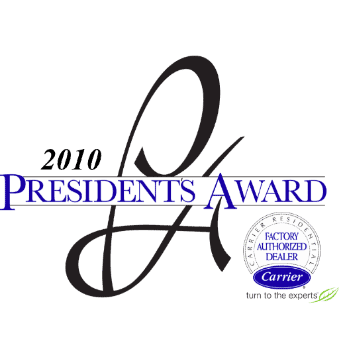 Carrier President's Award Logo 2010