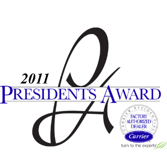 Carrier President's Award Logo 2011