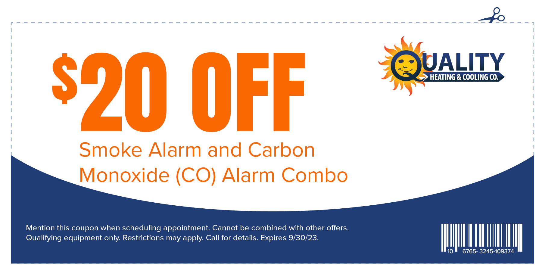 $20 off smoke and CO alarm combo.