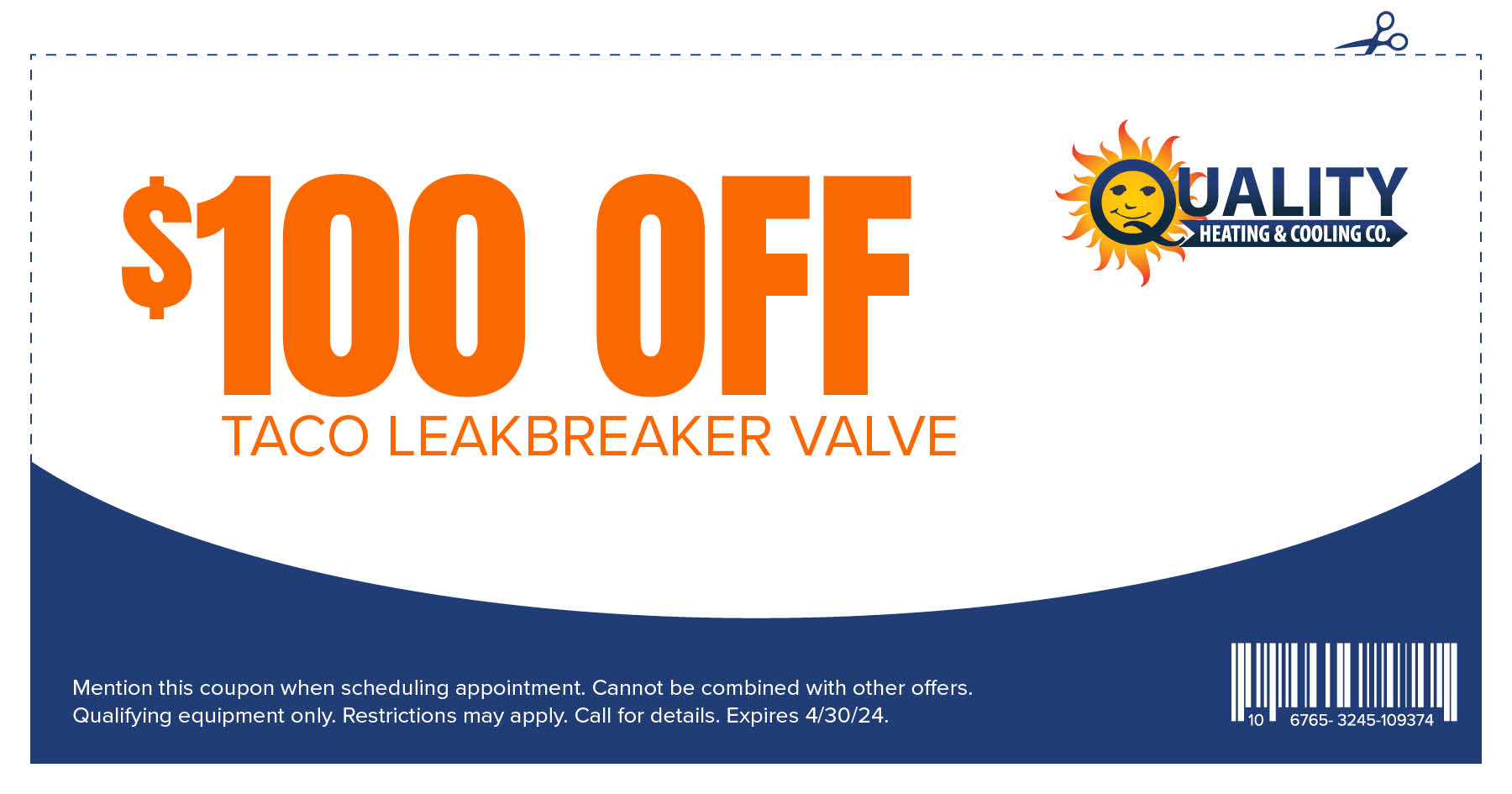 $100 off taco leeakbreaker valve.